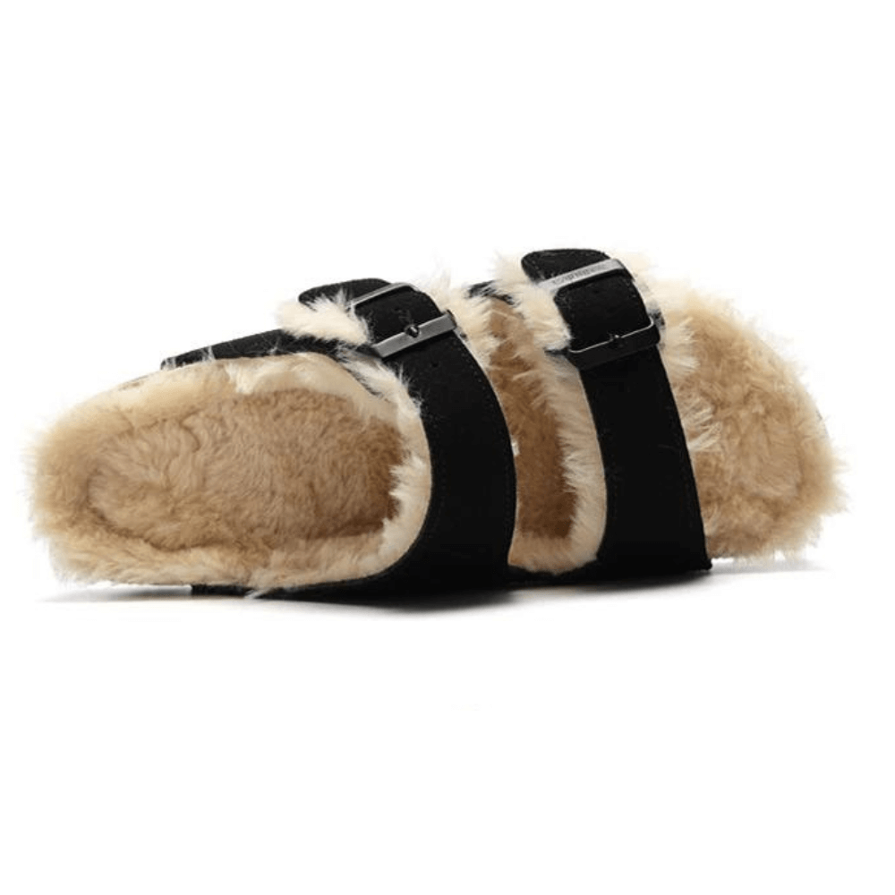Fluffy Sandal - Black