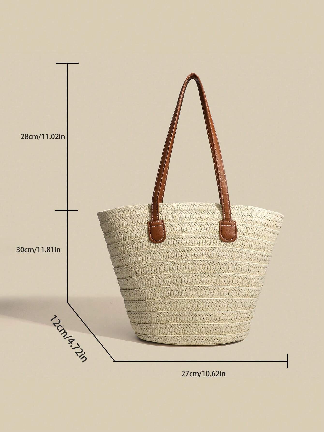 Handwoven Straw Summer Bag