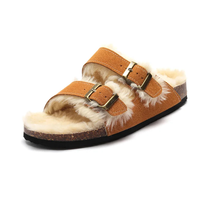 Fluffy Sandal - Orange